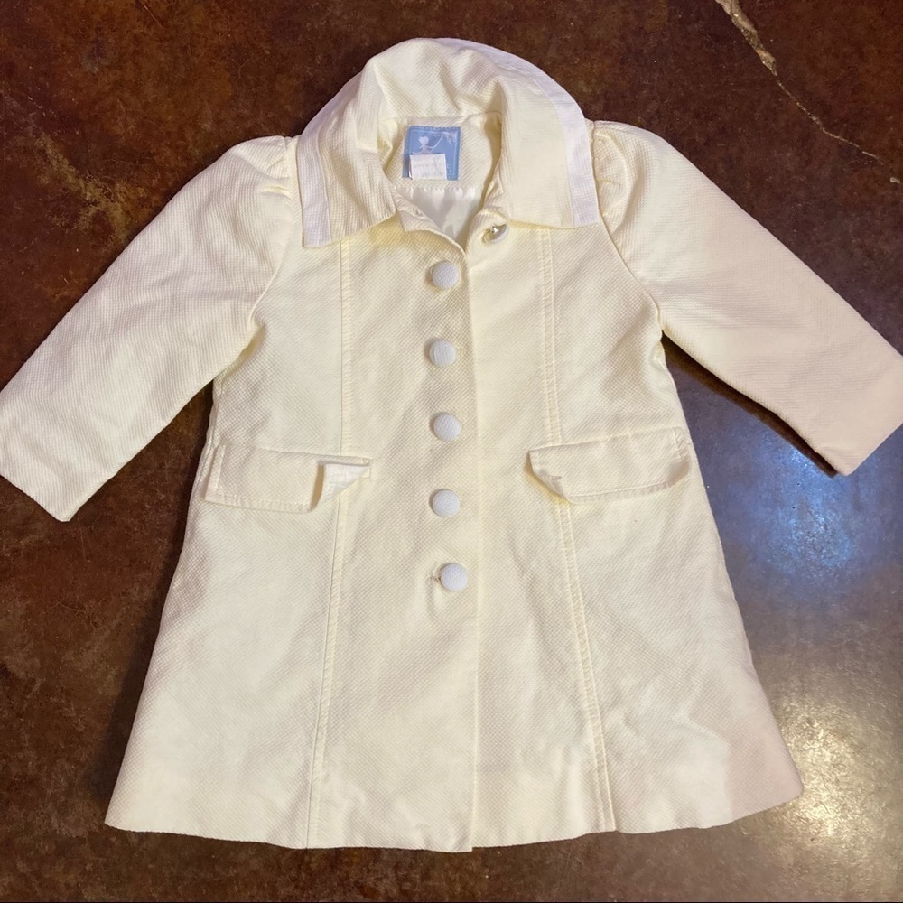 Katie and Company Yellow Dress Coat